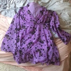 Free People Bell Sleeved Dress